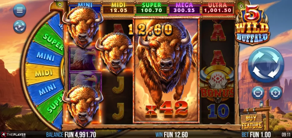 5 Wild Buffalo